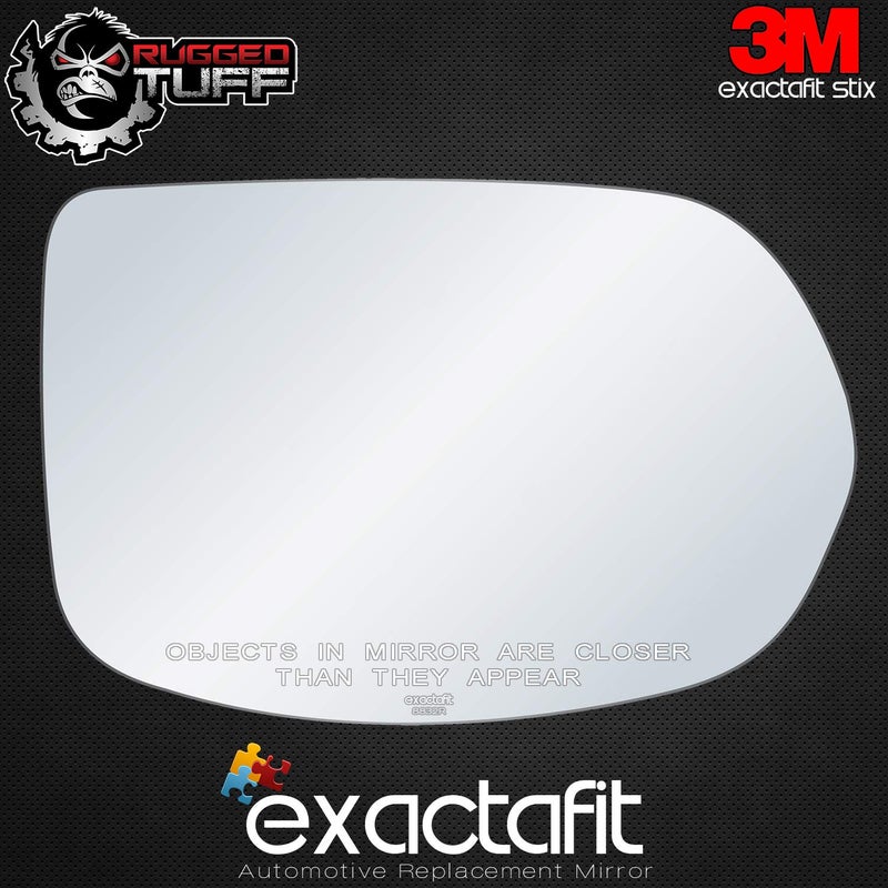 Rugged TUFF exactafit 8832R Passenger Side Mirror Glass Replacement Repair Compatible With 2012-2016 Honda CRV CR-V, 2016-2022 Honda HRV HR-V - Image 3